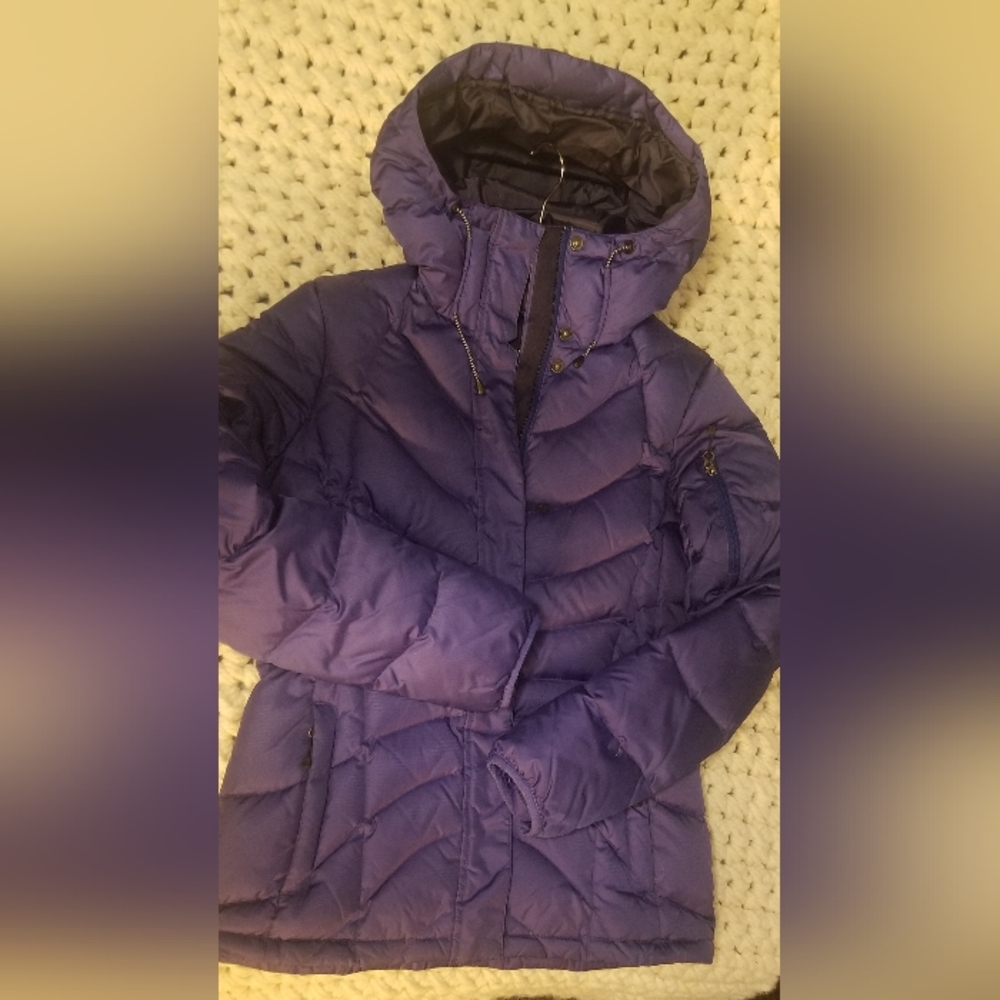 Lands’ End Women’s Puffer Jacket XS Blue